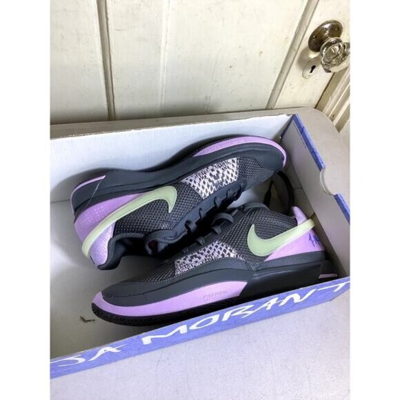 Nike Men's JA 1 'Personal Touch' Grey Purple Shoes FQ4796-001 Size 11